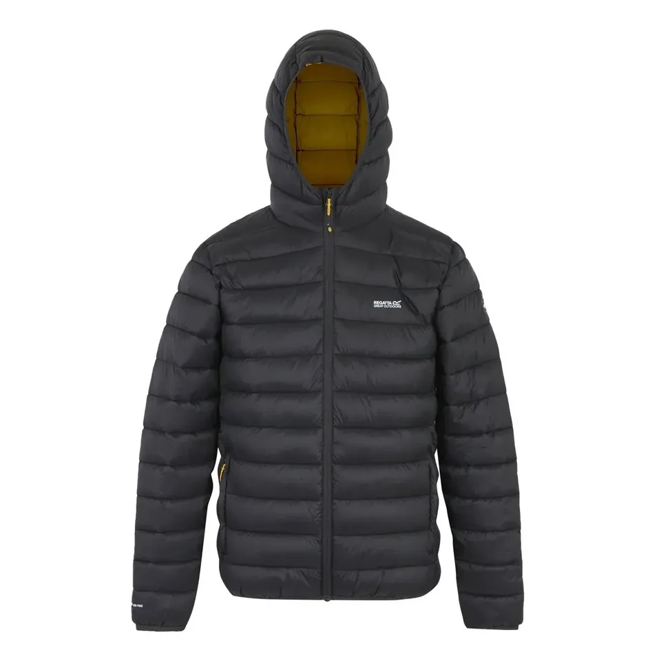 BRAND NEW REGATTA PUFFER JACKET MARIZION ASH WITH GOLD FLAKE 3XL