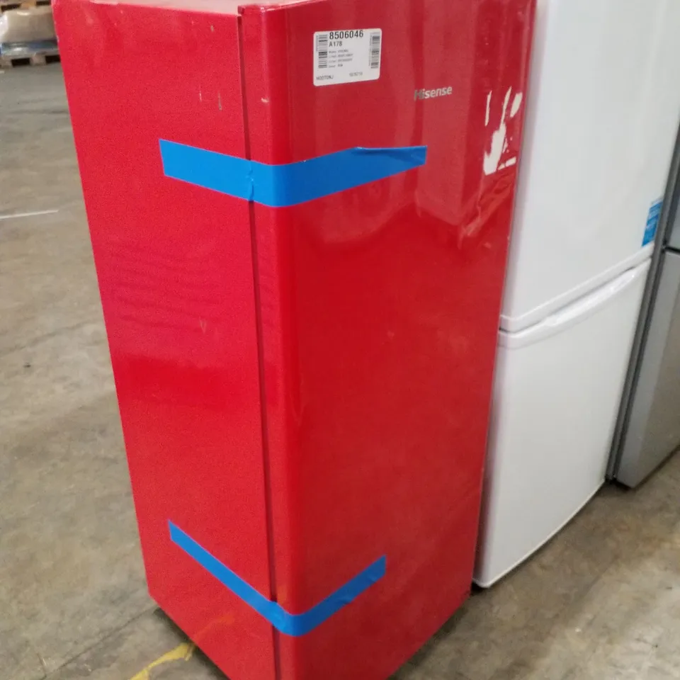 HISENSE RR220D4ARF 52CM FREESTANDING RETRO FRIDGE - UNPROCESSED RAW RETURN 
