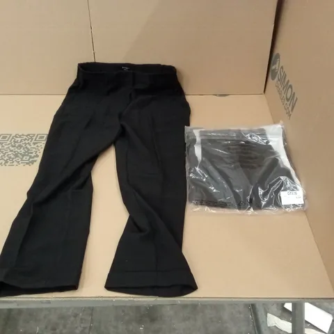 BOX CONTAINING APPROXIMATELY 11 x BRAND NEW JD WILLIAMS TAPERED BLACK TROUSERS - 10R