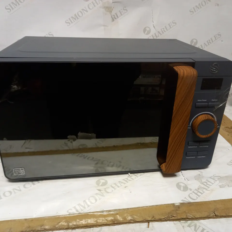 SWAN NORDIC DIGITAL MICROWAVE 800W SLATE GREY