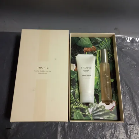 BOXED TROPIC SKINCARE THE GOLDEN HOUR BODY COLLECTION