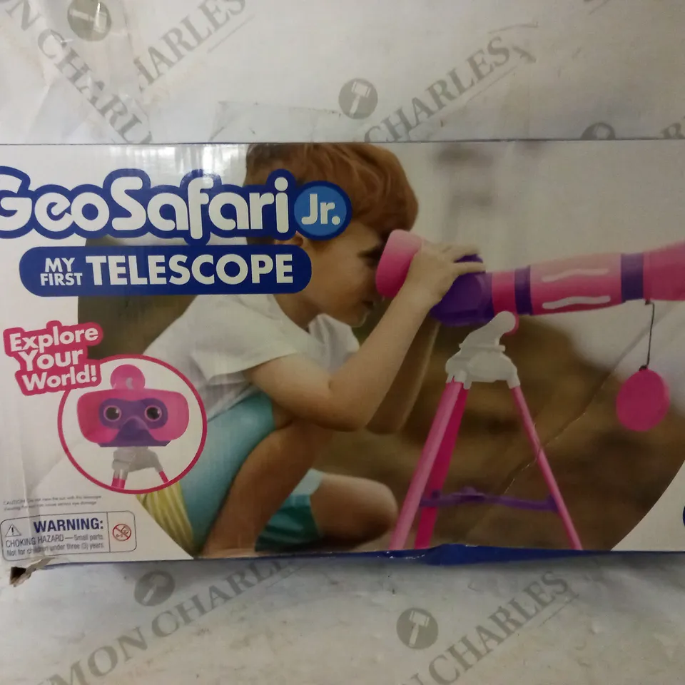 GEOSAFARI JR MY FIRST TELESCOPE PINK RRP £38.99