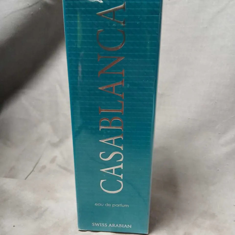 BOXED AND SEALED CASABLANCE EAU DE PARFUM SWISS ARABIAN 100ML