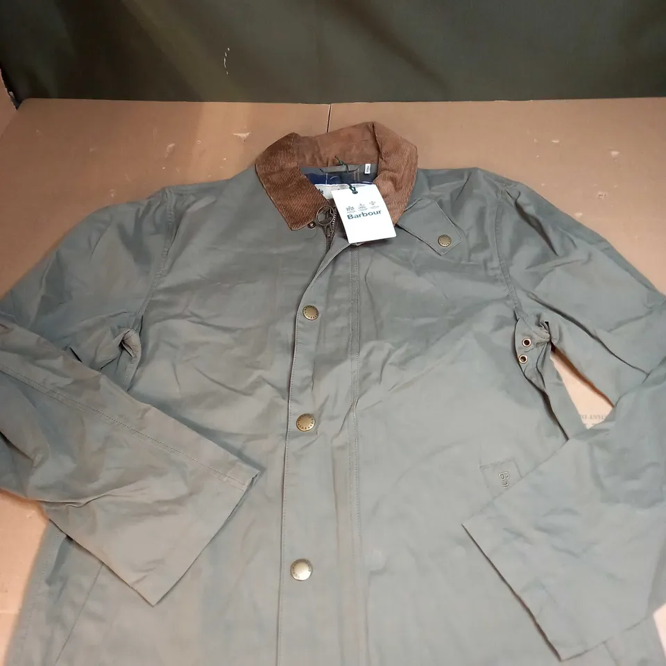 MENS BARBOUR JACKET IN KHAKI SIZE S