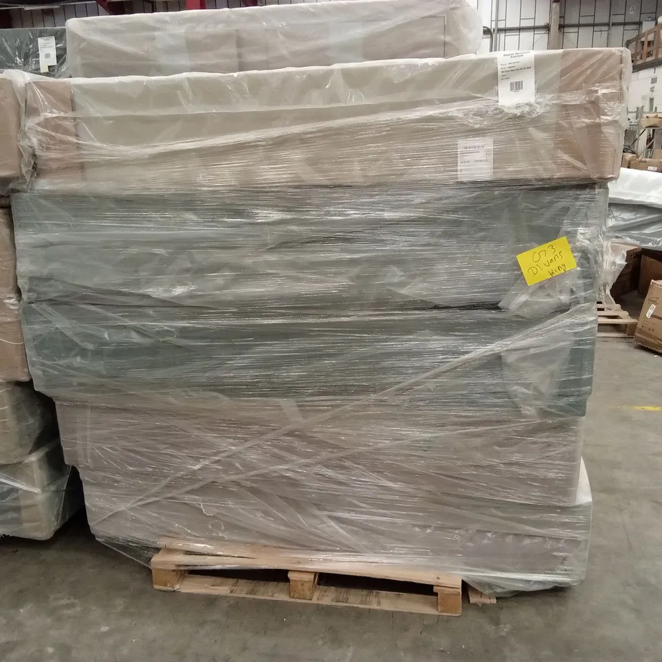 PALLET OF ASSORTED DESIGNER DIVAN BASES, SIZES AND SETS VARY