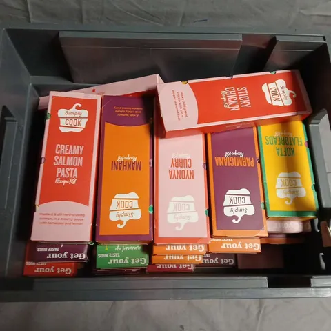 LARGE QUANTITY OF SIMPLY COOK IN VARIOUS FLAVOURS - COLLECTION ONLY