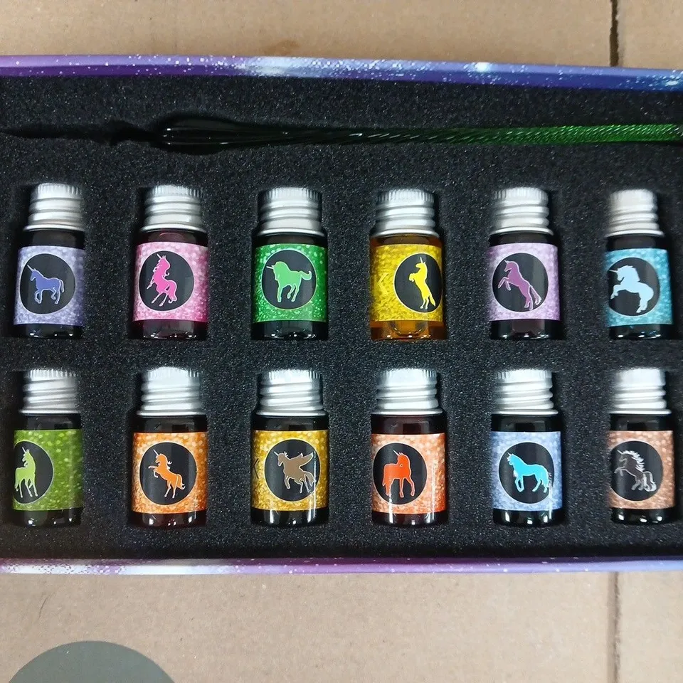 UNBRANDED GLASS DIP PEN AND INK SET 