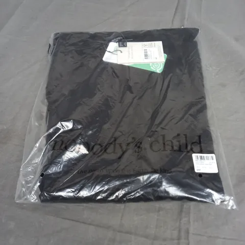 SEALED NOBODYS CHILD SELMA MIDAXI DRESS PLAIN BLACK - UK 8