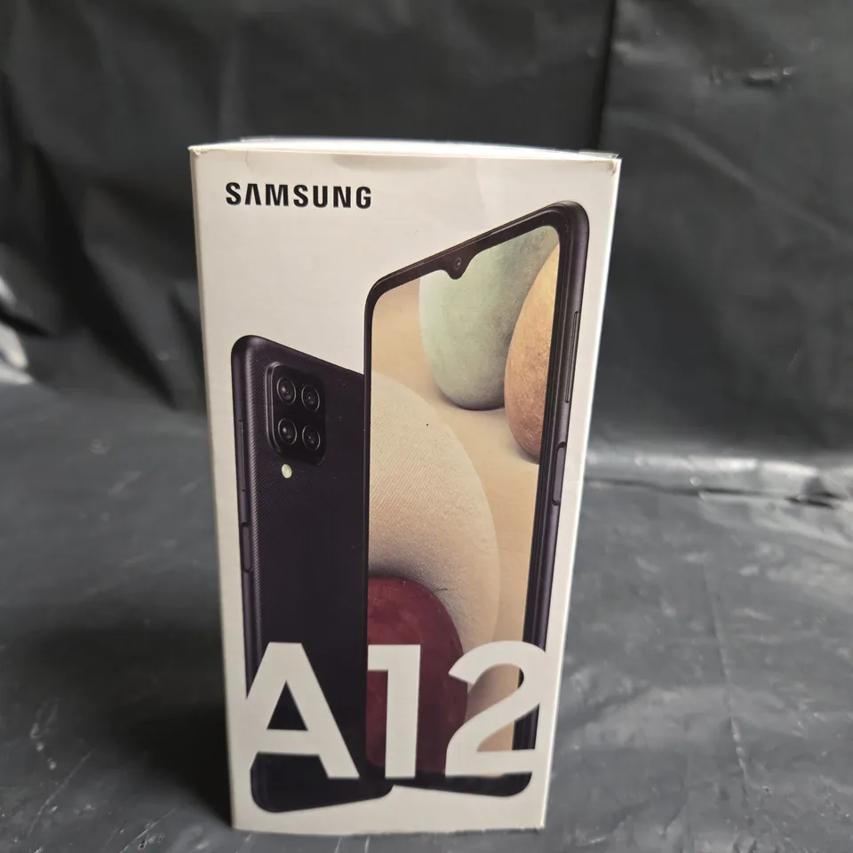 SAMSUNG GALAXY A12 SMARTPHONE - BLACK (BOXED)
