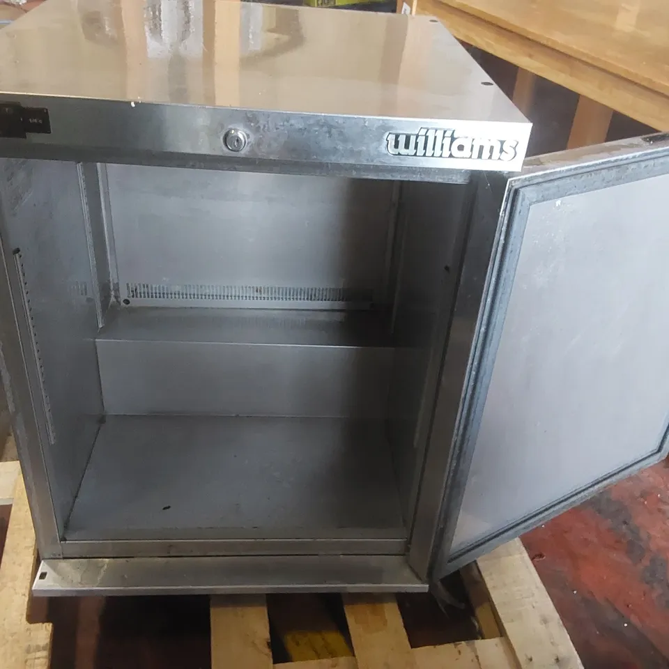 WILLIAMS HA135SS STAINLESS COMMERCIAL UNDER COUNTER FRIDGE