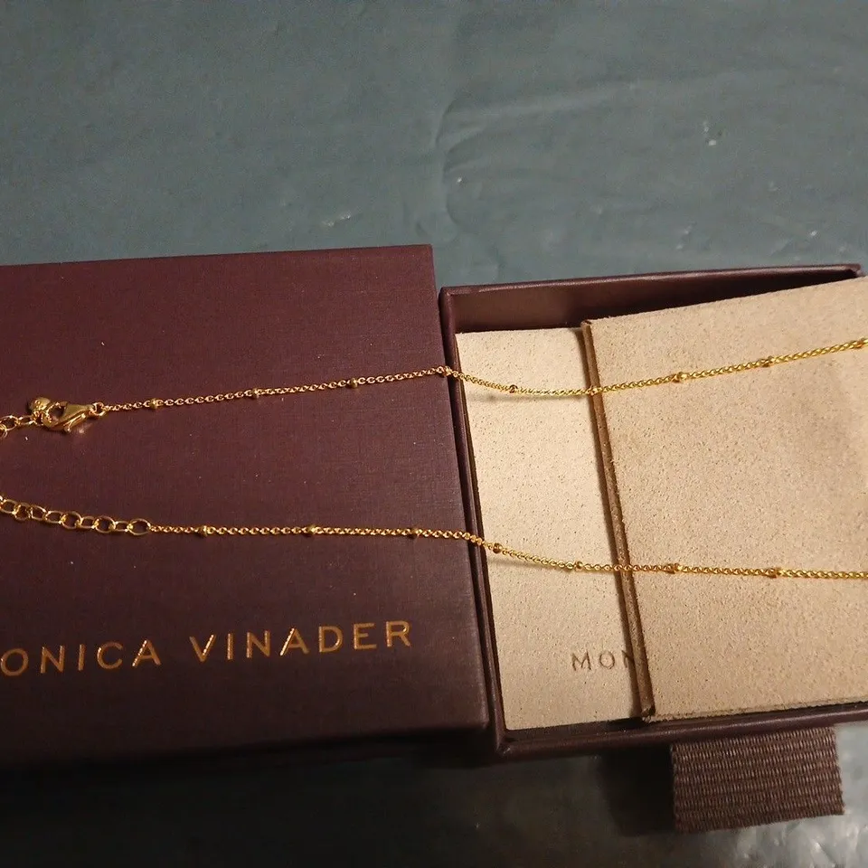 BOXED MONICA VINADER BUTTERFLY PENDANT NECKLACE