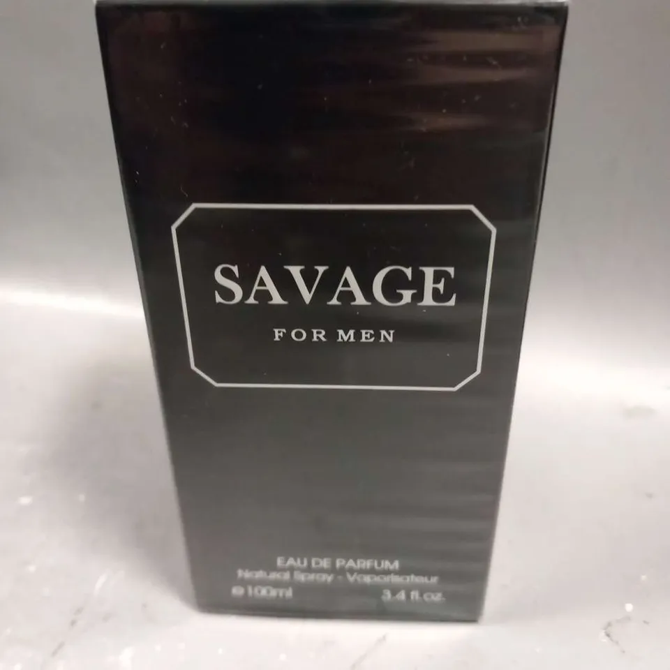 BOXED AND SEALED SAVAGE FOR MEN EAU DE PARFUM 100ML