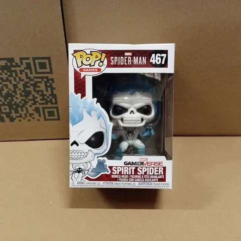 BOXED FUNKO POP MARVEL SPIDER-MAN 467 SPIRIT SPIDER