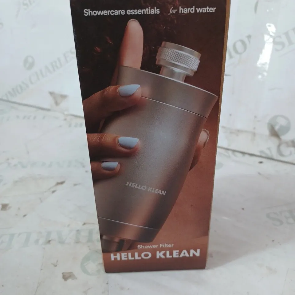 BOXED HELLO KLEAN SHOWER FILTER 