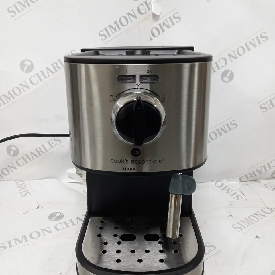 BOXED COOK'S ESSENTIALS PUMP ESPRESSO COFFEE MACHINE
