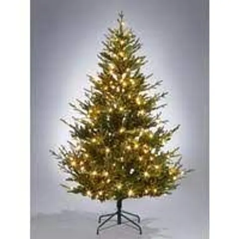 BOXED HELSINKI PRE LIT UPSWEPT TREE 7FT COLLECTION ONLY