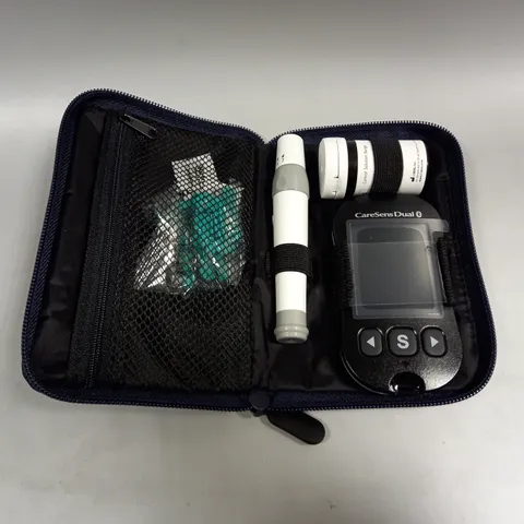 BOXED CARESENS DUAL BLOOD GLUCOSE MONITORING SYSTEM