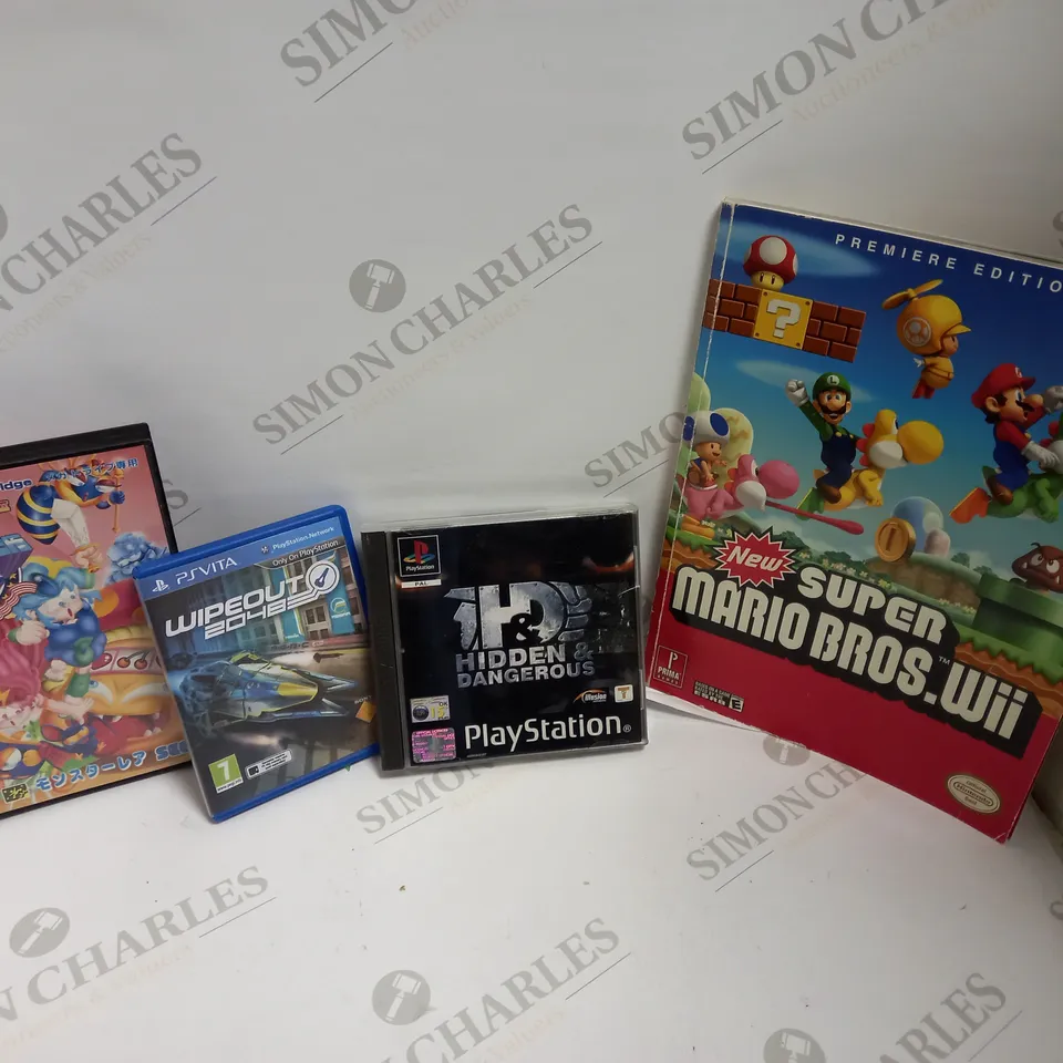 RANDOM LOT OF GAMES - INCLUDING PS4 WIPEOUT AND HIDDEN&DANGEROUS