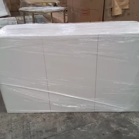 KAYLANI 130CM WIDE 3 DOOR SIDEBOARD -WHITE-