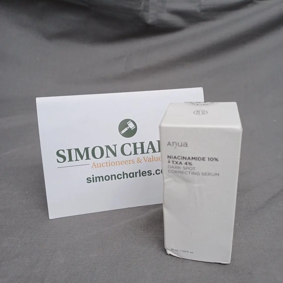 BOXED AND SEALED ANUA NIACINAMIDE 10% + TXA 4% DARK SPOT CORRECTING SERUM 30ML