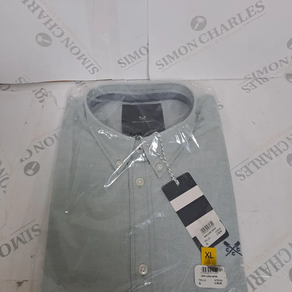 BAGGED CREW CLOTHING COMPANY CREW CLASSIC BUTTON SHIRT SIZE XL