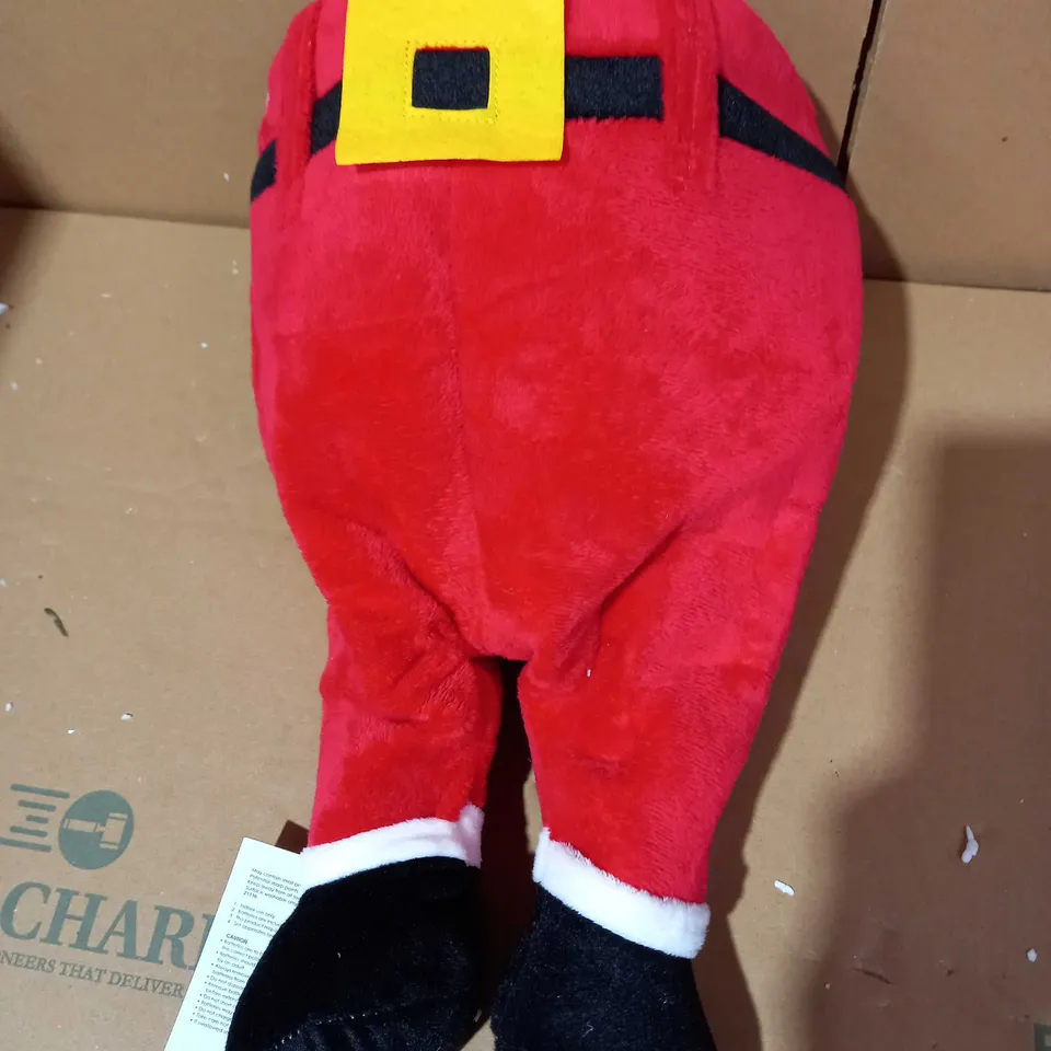 FESTIVE SINGING CHRISTMAS ANIMATED HAT - SANTAS LEGS