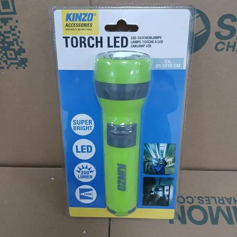 KINZO TORCH LED FLASHLIGHT – GREEN