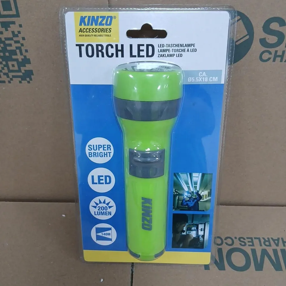 KINZO TORCH LED FLASHLIGHT – GREEN
