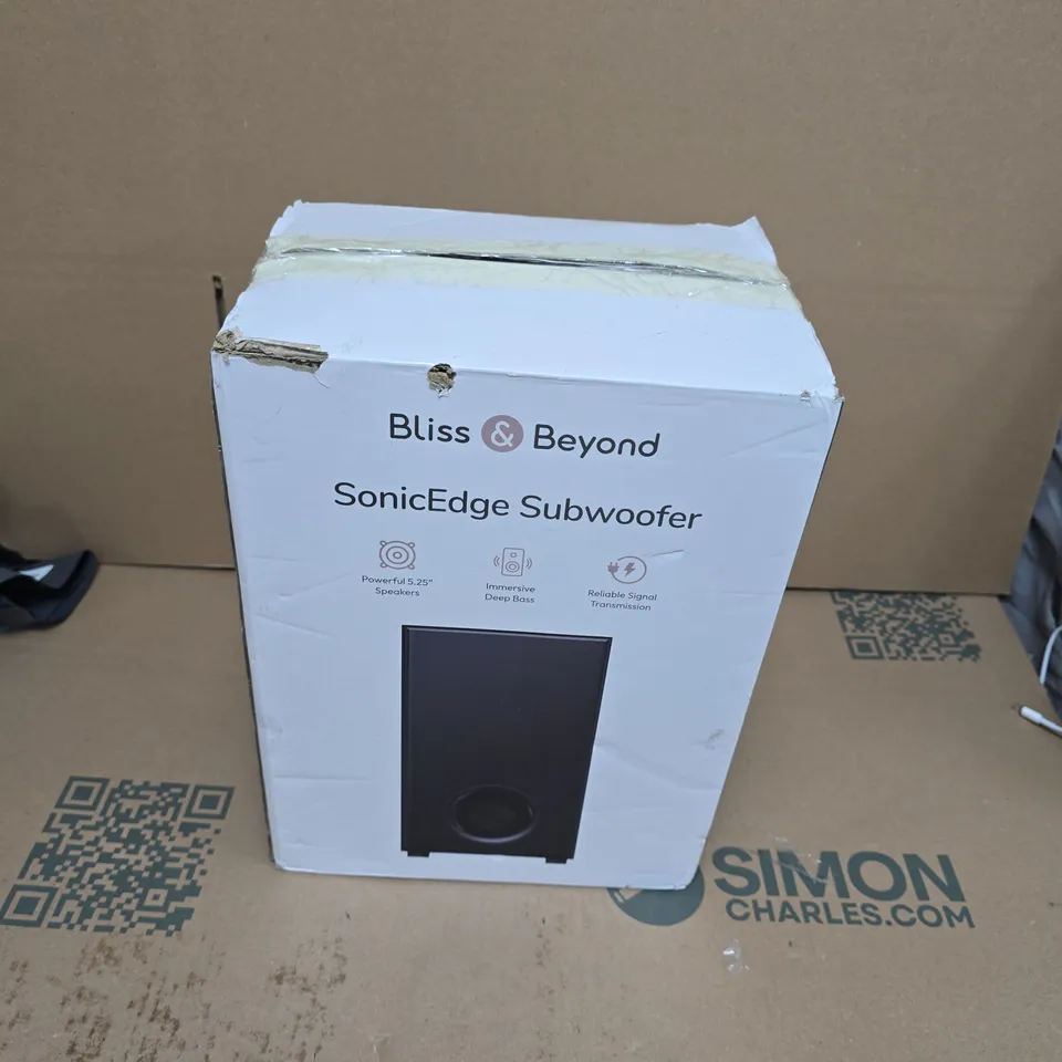 BLISS & BEYOND SONICEDGE SUBWOOFER - BOXED 
