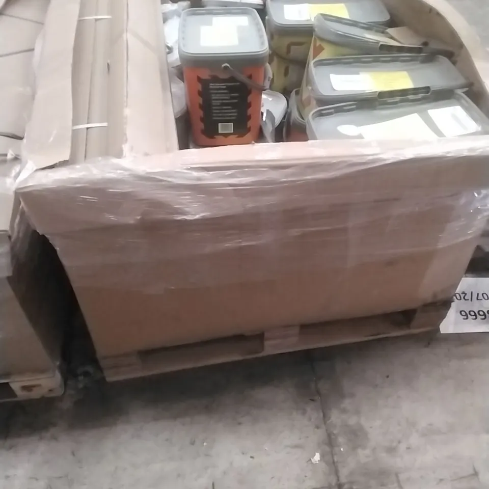 PALLET OF ASSORTED DIY, HOME IMPROVEMENT AND BUILDING PRODUCTS TO INCLUDE; PERMANENT POTHOLE REPAIR, MORTAR REPAIR CEMENT, PATIO JOINT MORTAR, READY MIXED JOINTING ETC