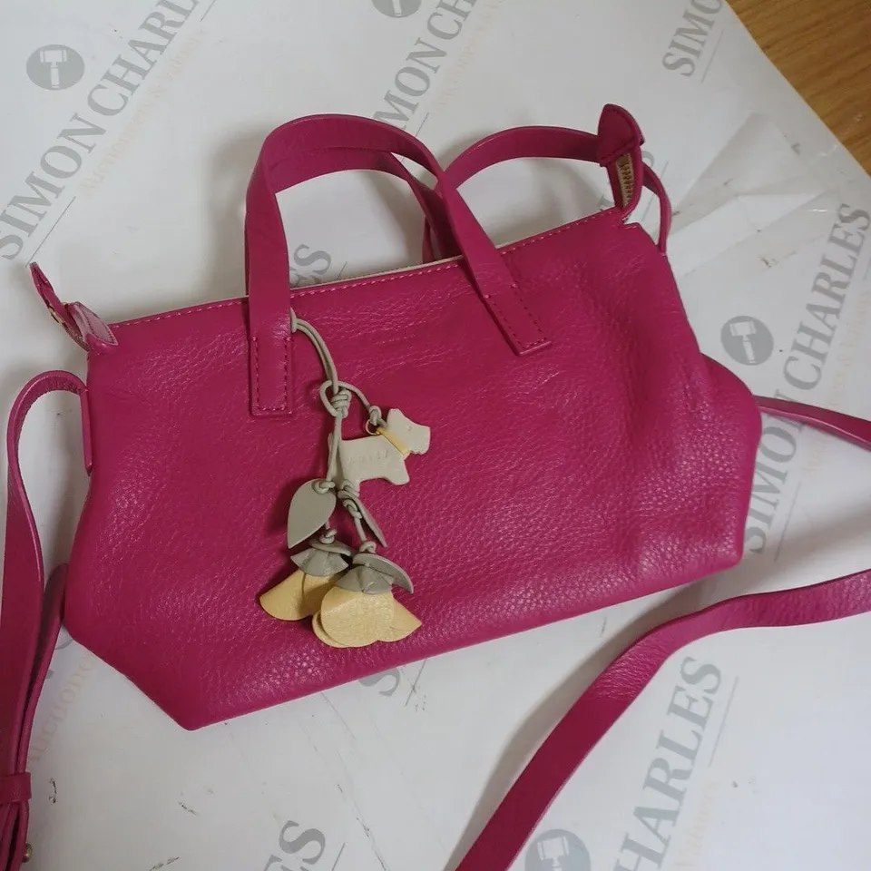 RADLEY LONDON IN PINK WITH DOG EMBLEM