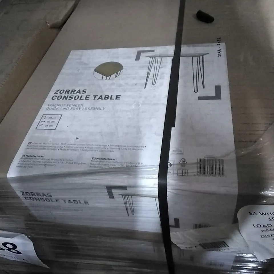 BOXED ZORRAS CONSOLE TABLE