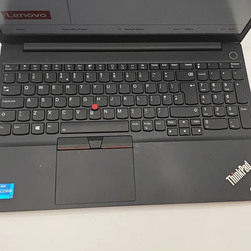 UNBOXED LENOVO THINKPAD E15 GEN 2 INTEL I-7 LAPTOP IN BLACK