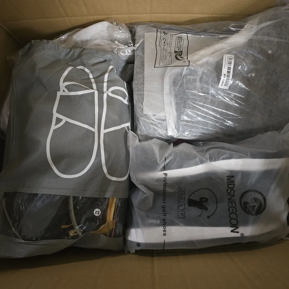 APPROXIMATELY 15 ASSORTED PAIRS OF SHOES AND FOOTWEAR ITEMS IN VARIOUS STYLES AND SIZES TO INCLUDE GEORGE, MDSNECCON, ESTRO, ETC - COLLECTION ONLY
