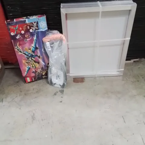 PALLET OF ASSORTED HOUSEHOLD GOODS AND PRODUCTS TO INCLUDE;SHEARS,LEGO,PICTURE FRAME SET