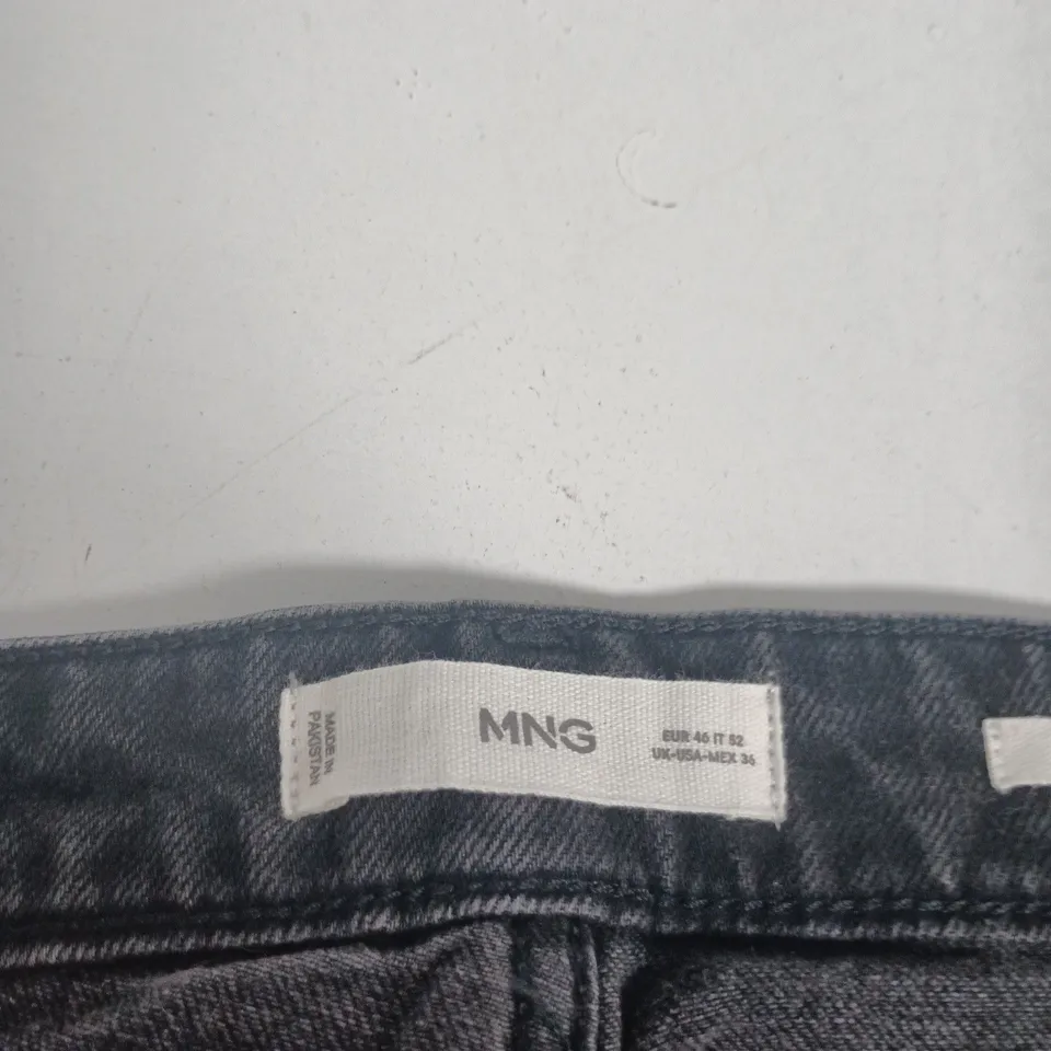 MNG JEANS BEN – REGULAR WAIST, TAPERED SLIM FIT – UK 16 (EU 46) – DARK DENIM