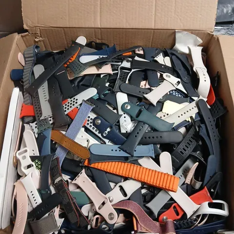 LARGE QUANTITY OF ASSORTED LOOSE WATCH BANDS IN VARIOUS COLOURS