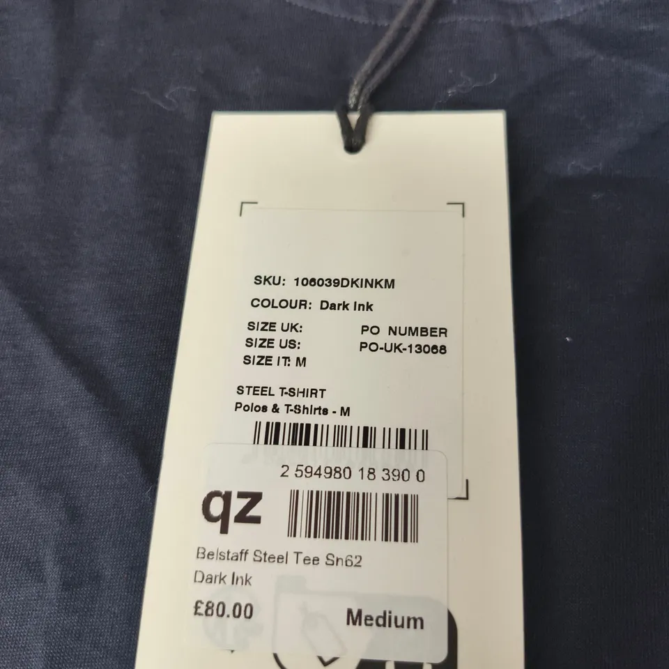 BELSTAFF DARK INK T-SHIRT – MEN’S MEDIUM (UK M)