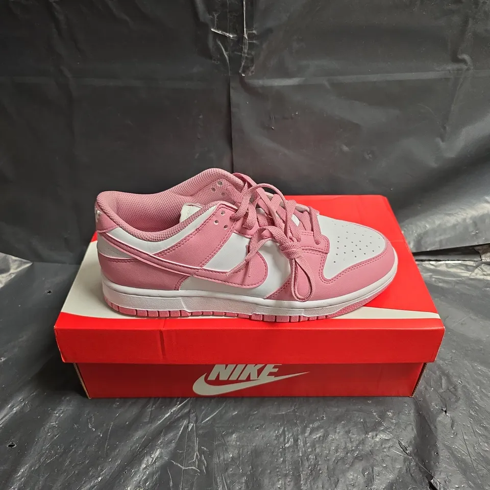 NIKE DUNK LOW NEXT NATURE WOMEN'S PINK/WHITE SNEAKERS – UK 6 (US 8.5)