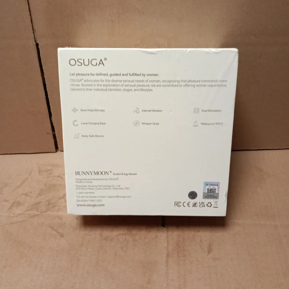 SEALED BUNNYMONN OSUGA SUCTION & EGG VIBRATOR