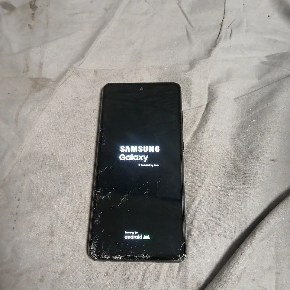 SAMSUNG GALAXY SMARTPHONE – BLACK - CRACKED SCREEN 
