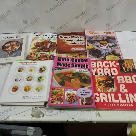 BOX OF ASSORTED COOKING BOOKS