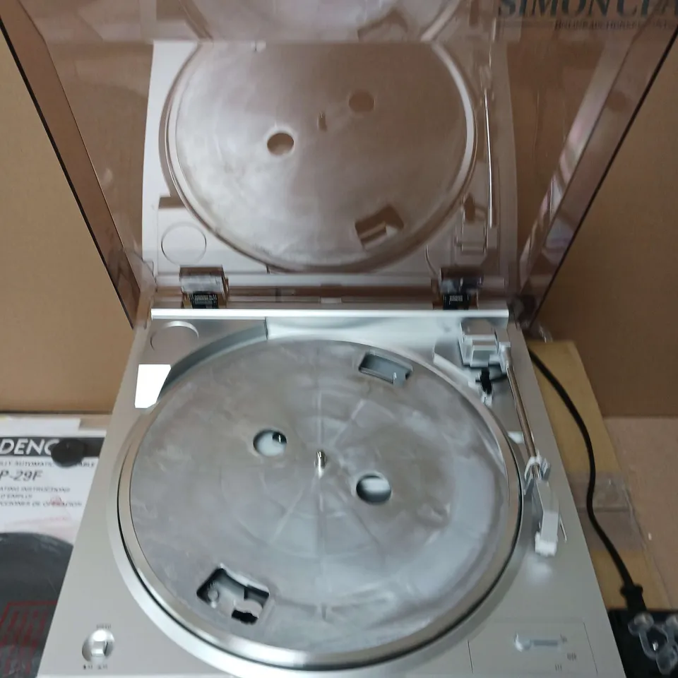 DENON DP29F SILVER TURNTABLE