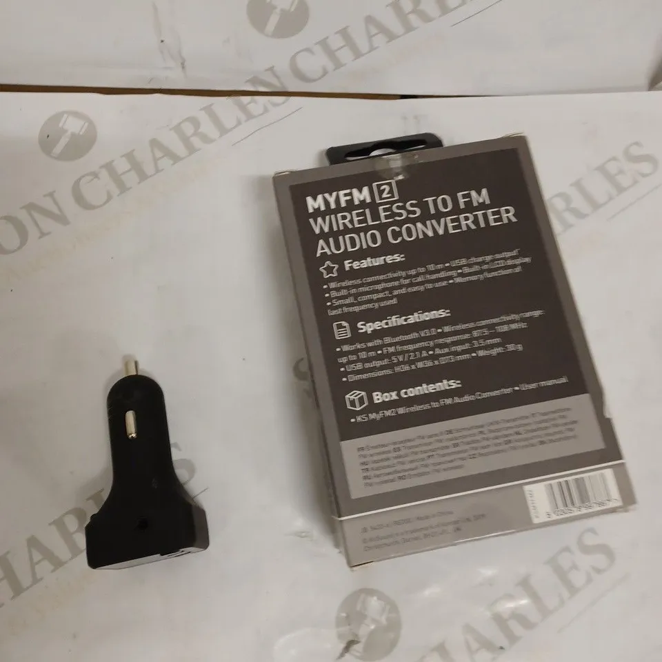 KITSOUND MYFM 2 WIRELESS AUDIO TRANSMITTER