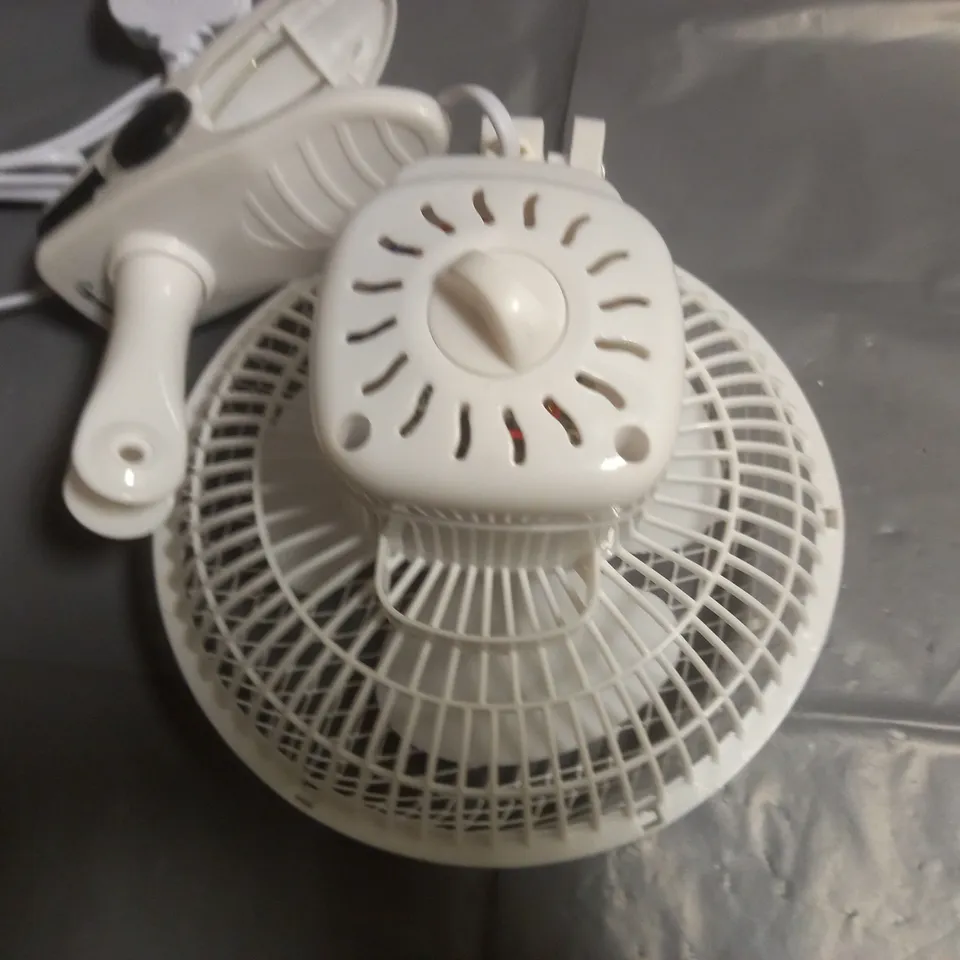 6" CLIP FAN - WHITE