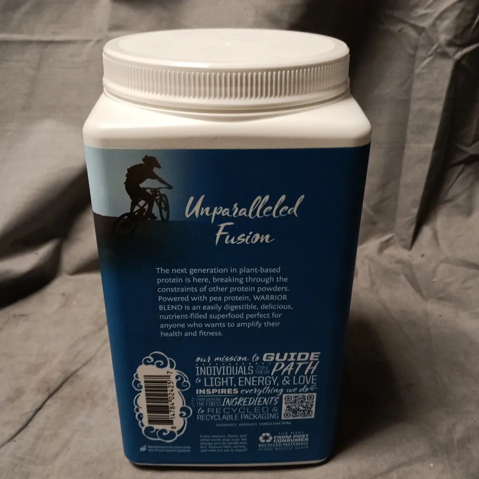 SUNWARRIOR PROTEIN WARRIOR BLEND – CHOCOLATE FLAVOR, PLANT-BASED PROTEIN POWDER