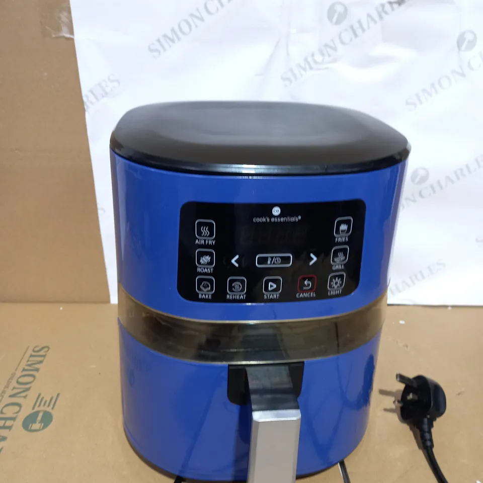 COOK'S ESSENTIALS 4.0L AIR FRYER - SAPPHIRE