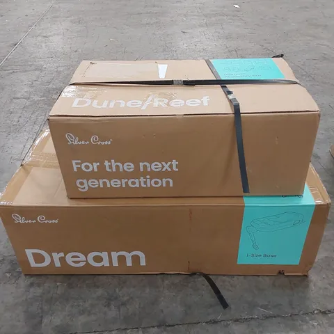 BOXED SILVER CROSS DREAM I-SIZE BASE AND ACCESSORY PACK - STONE COLOUR