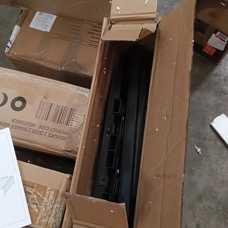 BOXED VECELO BED FRAME - GREY (1 BOX)