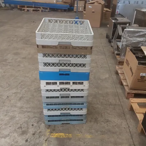 12x COMMERCIAL DISHWASHER BASKETS